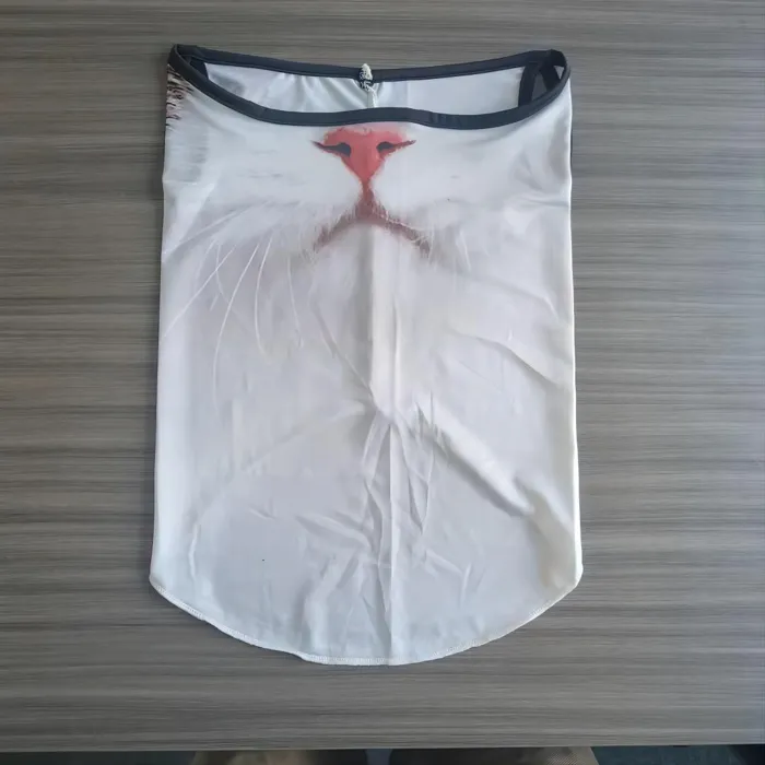 Braga de cuello con cara de animal Gato ragdoll