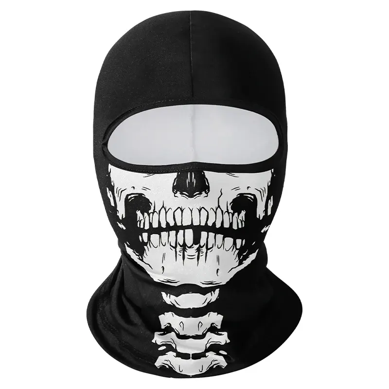 Pasamontañas calavera para moto y esquí – Esqueleto, foto 2