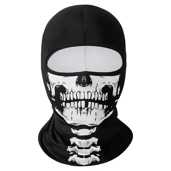 Pasamontañas calavera para moto y esquí Esqueleto