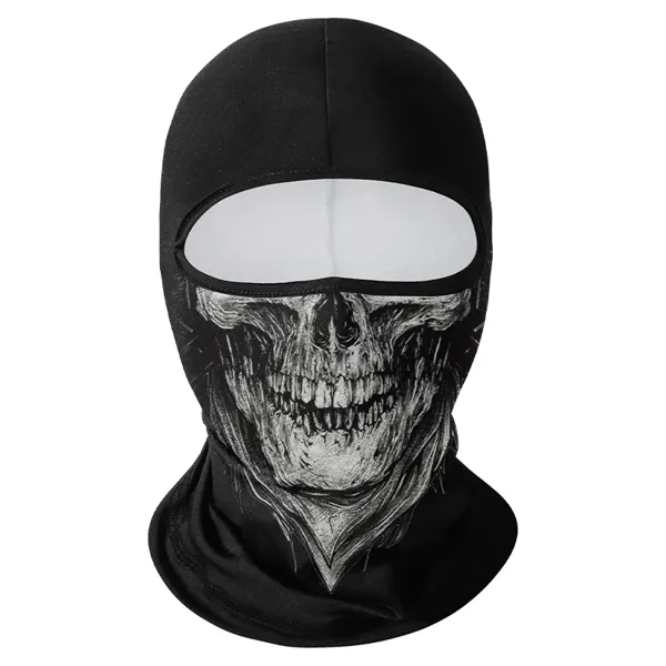 Pasamontañas calavera para moto y esquí Calavera sombra