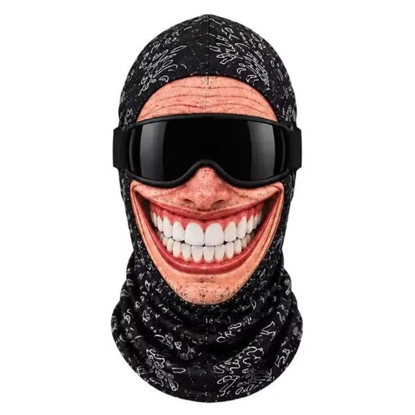 Pasamontañas de esquí divertido Sonrisa perfecta
