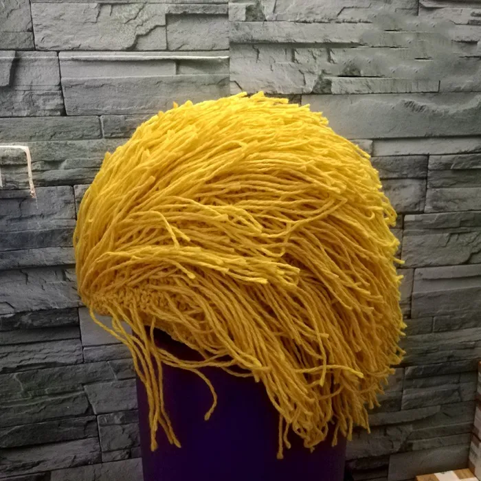Peluca para casco de esquí Rubio