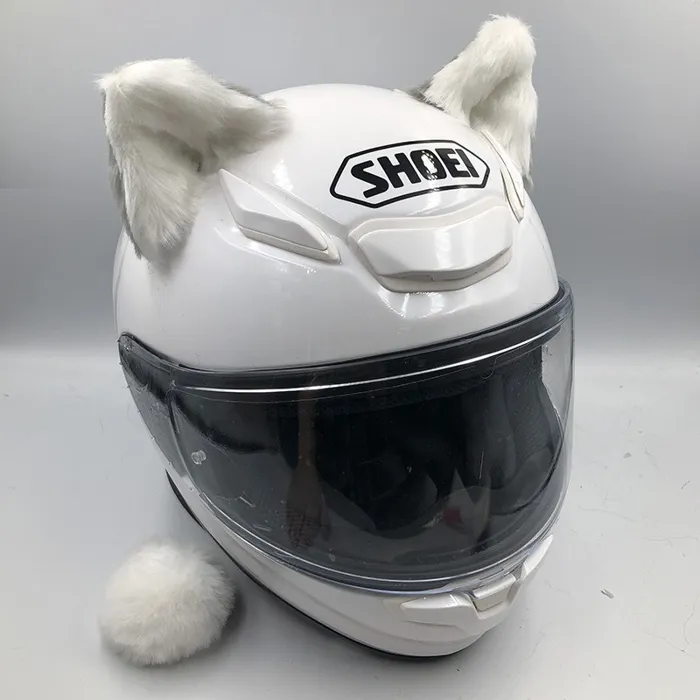 Orejas para casco de esquí Blanco y gris