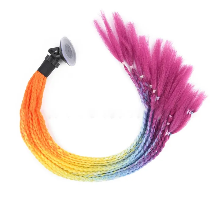 Trenzas para casco de esquí Arcoíris