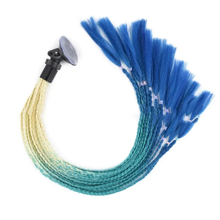 Trenzas para casco de esquí Azul y verde