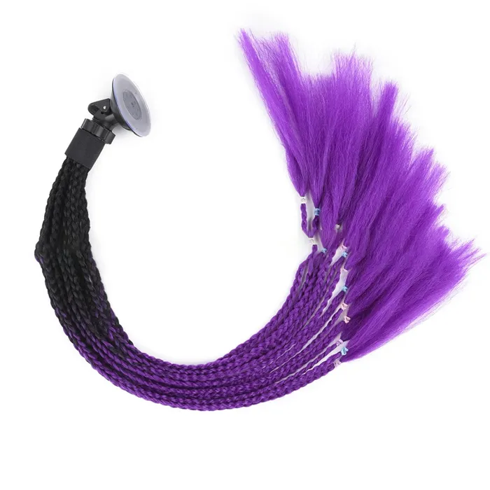Trenzas para casco de esquí Morado