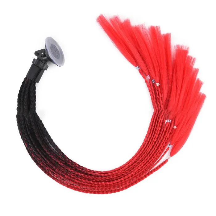 Trenzas para casco de esquí Rojo